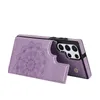 iPhone 15 Plus 용 Magnetic Folio Flower Print Phone Case Case 14 13 12 Pro Max Samsung Galaxy S23 S22 Ultra A12 5G A52 A72 A82 A42 다중 카드 슬롯 가죽 지갑 쉘