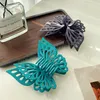 Korean Fairy Extra Large Hair Claw Clips Double-layer Butterfly Hairpin Hair Clip Sweet Women Barrettes Ponytail Clip Hair Clamp