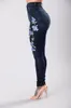 Jeans Embroidered 2022 High Waist Jeans jeans women's trousers Pencil Pants models feet pants women's new jeans
