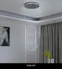 Modern Long LED Spiral Living Crystal Chandeliers Lighting Indoor Fixture For Staircase Stair Lamp Showcase Bedroom Hotel Hall