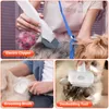 YUEXUAN Designer Professioneller Haustierpflege-Staubsauger mit 2,5 l Fassungsvermögen, All-in-One-Haarschneidemaschinen-Set für Hunde und Katzen, perfekt für Tierhaare, weißes Haustierpflegeset für Tiere