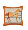 Klassisk kuddefodral American Light Luxury Plysch Orange Home Soffa Cover Pillow Cover European Style Showroom Cushion Without Pillow Core