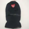 Berets Neon Balaclava من ثلاثة حفرة التزلج قناع التزلج التكتيكي الوجه الكامل قبعة الشتاء هالوين حفلة محدودة التطريز