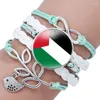 Strand Palestyna Wzór szerokie bransoletki 13 Typów Bransoletka Bransoletka Infinity Love dla kobiet biżuteria