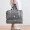 Duffel Bags Катионная ткань Водонепроницаемая пакет для переноса с двойной пропускной способностью пляж -портативная упаковочная кубика S2140