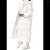 Damskie okopy płaszcze zimowy płaszcz Kobiety z kapturem z kapturem mody mody zamek błyskawiczny z długi rękawem kieszonkową kurtkę