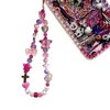 Portachiavi 1 pz carino rosa orsetto portachiavi catene del telefono per le donne ragazze moda Y2K fascino della resina telefono decorazione accessori di gioielli