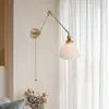 Lampa ścienna długie kinowki łóżko nowoczesne wykończenia pralni dekoracje głowa łazienka światło retro