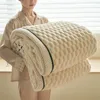 Blankets Swaddling Blanket Turtle Velvet Autumn Winter Warm Sleeping Soft Comfortable Flannel Fleece Blankets For Bed Cozy Thickened Warmth Quilt 231124