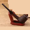 Wooden color Acrylic Resin Hand Tobacco Cigarette Smoking Pipe Filter Patterns Tool Accessories 6 Styles