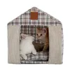 Mats Portable Foldable Pet Dog Tent House Breathable Pet Cat House with Net Outdoor Indoor Mesh Cat Small Dog Bed House 40*45*42cm