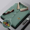 Hommes à manches courtes Polo Shirt Stritching Designer Polo Business Vêtements Luxury Luxury Men Tee Shirt Polos Tee Tops