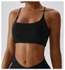 Yoga Outfit U-shaped Women's Sexy Fitness Sports Bra Tight Gym Top Oblique Back Shoulder Strap Removable Chest Pad