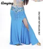 Stage Wear Sexy Belly Dance Costumes Women High-end Clothing Skirt Dancer Performance Practice Lady Party Split Long