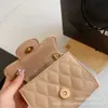 2024 Casual Tote Shop % 100 Top Designer Bags Lingge Caviar Card Bag Zero Carteira Feminina Pequena Vento Perfumado Mini Ombro Crossbody Chain Gift Box