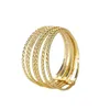 Bracelet plaqué or de style Dubaï pour femmes, bijoux de charme pour robe de mariée marocaine