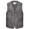 ZOGAA gilet de pêche homme poches hommes veste sans manches gilet de travail gilets d'extérieur gilet Plus grande taille homme hiver 2019