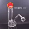 Горячий продавать Bubbler Курительная трубка для воды Кальян Уникальная форма Сексуальные игрушки Стеклянная масляная горелка Бонг Кальян Ashcatcher Бонг с трубкой масляной горелки большого размера