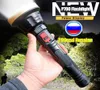 Lanternas Tochas Super 100000LM LED P700 USB Recarregável Tactical Flash Light Long Range 1000m Tocha À Prova D 'Água Camping Mão L1755904