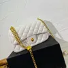 Borsa da donna firmata borsa di lusso una borsa a tracolla vera borsa con catena con manico a catena borsa a tracolla casual moda borsa classica con fibbia a suoneria borsa multicolore