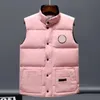 2024 Mens Puffer Vest Gilet Mensdesigner Winter Waistcoat Fashion Trend Couple Coat Feather Material Loose A6