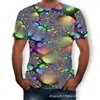 Heren T-shirts 2023 Fashion Multi-colour Inkjet Digital Printing 3d Short Sleeve