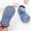 Chaussettes pour enfants Chaussettes de sol antidérapantes Garçon Fille Chaussures à semelle en caoutchouc souple Chaussettes pour tout-petits Chaussons pour bébés GC2081