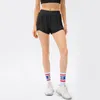 Al0lulu Loose Sports Shorts сетчатые сетки сетки быстро сухие шорты для йоги.