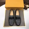 New Men Fashion Loafers Dress Shoes Classic Designer Lightweight leather shoes Handmade Flats party Mens non-slip Driving shoes size 38-46