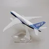 Modelo de avión 16 CM Aleación de metal Modelo original Prototipo Air Boeing 787 B787 Airlines Diecast Modelo de avión Modelo de avión Avión Niños Regalo Juguete 230426