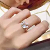 Cluster Rings Natural Pearl для женщин Anillos Mujer Luxury Femme 925 Sterling Silver Wedding Открытые бейпные японские украшения