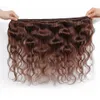 قطع الشعر bundel berwarna dengan penutup gelombang tubuh jalinan rambut manusia brasil renda hd ekstensi tenun coklat ombre 230425