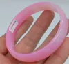 65MM gecertificeerde natuurlijke Agaat Chalcedoon roze sieraden armband