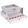 Watch Boxes 6 Grids Storage Box Special Case For Women Female Girl Watches Decorative Organizer Fashion Gift Slots