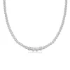 Catene Apaison 92QTY S925 Ciondoli per collana in argento Moda semplice Moissanite's High Grad E Collar Chain