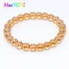 Strand Beaded Strands Stylish Simple Natural Stone Bracelets For Women Men Charm Round Loose Jewelry Gift Wholesale
