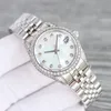 Titta på automatisk mekanisk 31mm kvinnlig armbandsur rostfritt stål 904l Bezel Diamond Designer Armband Montre de Luxe Casual Armband Business Pink Arvur