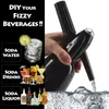 Bar Tools Portable Sparkling Water Maker Flavor Soda Blaster CO2 Cocktail Bubble Drinks Pressurizer Bartender Siphon Accessories Aluminum 231124