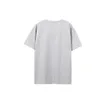 Womens Designer t-shirt Correct Spring Street Luojia 23SS Impression numérique Bord de mer Paysage OS T-shirt à manches amples