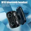 TWS NEUER M10 Drahtloser Bluetooth-Kopfhörer 5.3 Kopfhörer Bluetooth-Kopfhörer mit Mikrofon-Ohrhörern 3000-mAh-Ladegerät Box LED-Anzeige Fone