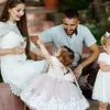 Kız Elbiseler Sevimli Beyaz Dantel Bebek Toddler Doğum Günün Elbise Kapağı Kollu Büyük Yay Bebek Vaftiz Elbise Tutu Çocuk Partisi