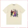 女性用Tシャツデザイナー2023ニューレディースTシャツハイエンドシャツ春夏Tシャツカジュアルデザインセンスラウンドネックスリーブストリート汎用ユニセックスSE7m