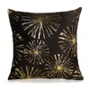 Pillow Case 45x45cm Design Golden Cushion Cover Decorative Sofa PillowCase Pattern Home Living Room