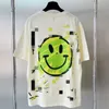 Designer new women t shirt 2023 Summer High Edition Luojia Loose Simple Smiling Face Unisex Couple Round Neck Sleeve T-Shirt
