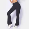Aktif pantolon 2023 yoga dikişsiz bulut duyu pilates fitness geniş bacak çıplak fırçalanmış spor sıkı rahat kadın