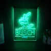 Busch Beer Bar Pub Paradise Parrot Palm Trie