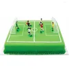 Festive Supplies Home DIY Soccer Players Cake Toppers For Birthday Cupcakes Set Of Football