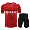 2023 2024 SAKA SMITH ROWE Training Wear Short Sleeve Kit Soccer Jerseys Tierney White Thomas Gabriel Odegaard Martinelli Football Shirt Vest Uniforms