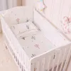 sets Bedding sets 5pcs/set Summer Baby Bedding Set born Crib Around Protector Bumper Cushion Infant Cot Bed Fence Set Breathable Baby S