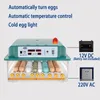 منتجات حاضنة البيض تلقائيًا تلقائيًا الحضنة المفرخات تيرنر هوم حاضنة مراقب المزرعة حاضنة حاضنة دجاج بيض الطيور